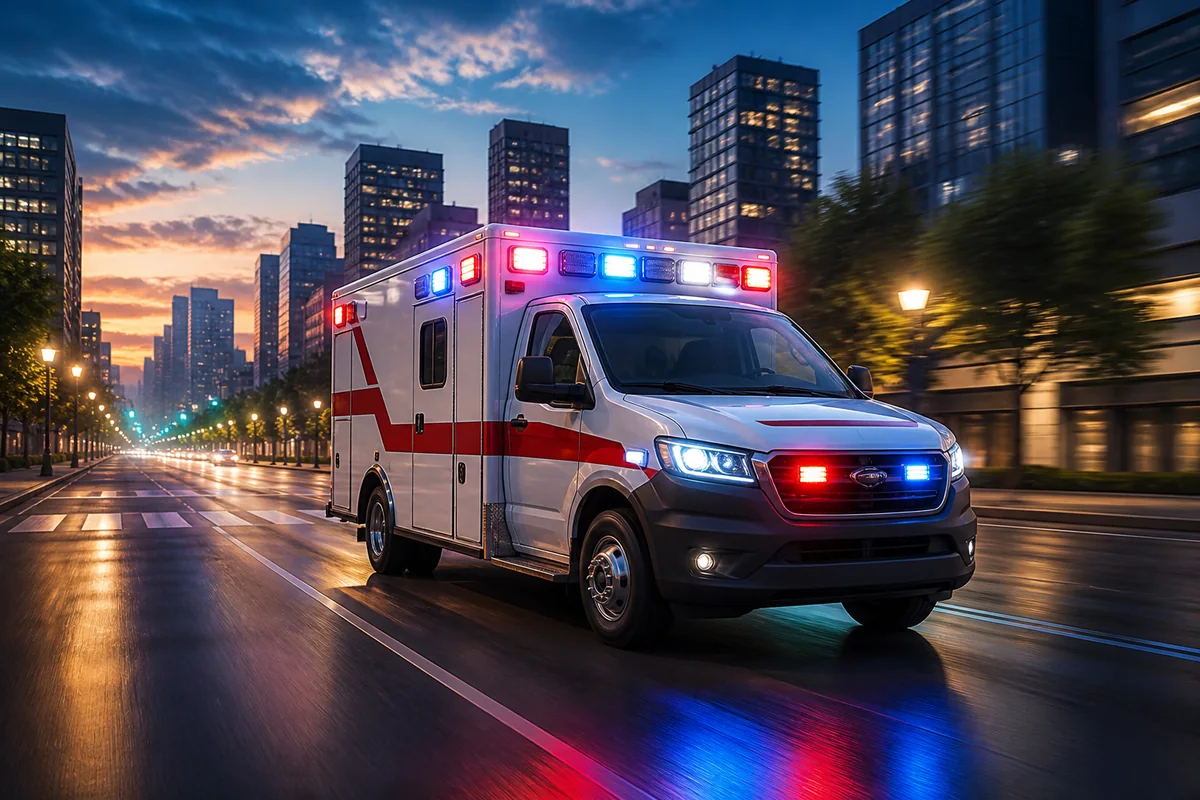 Ambulance Rescue Game and the Logic of a Clear Route
