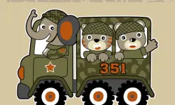 Army Weapon Vehicles Match 3 image