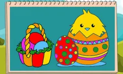 Coloring Book Easter image