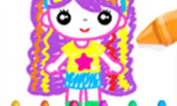 Drawing Games For Girls - Color And Glitter image