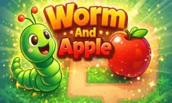 Worm And Apple image