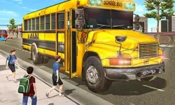 Bus Driving 3d image