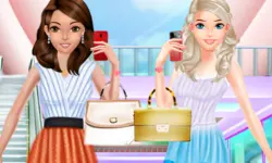 Fashion Girls Shopping For Summer image