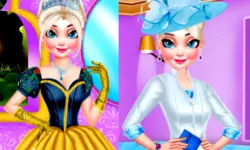 MAKEOVER ROYAL QUEEN VS MODERN QUEEN DRESSUP image