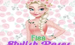 Elsa Frozen Stylish Roses image