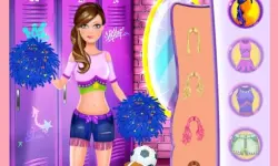 HighSchool Cheerleader Dressup image