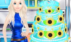 How To Make A Ice Themed Cake image