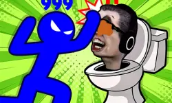 Stickman Hero Skibidi Tower Defense image