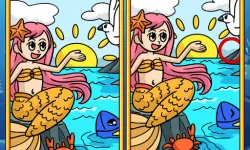 Mermaids: Spot The Differences image