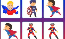 Super Heroes Memory image