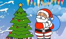 Coloring Christmas Tree image
