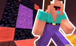 Noob Steve Nether image