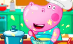 Hippo Cooking School: Game for Girls image