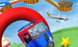 Tuk Tuk Speed Up Mega Ramp Stunt image