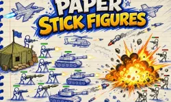 Paper Stick Figures image