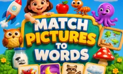 Match Picture To Words 3D image