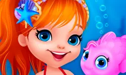 Cute Mermaid Dress Up image
