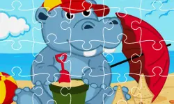 Hippo Jigsaw image