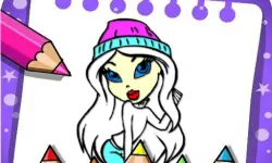 Easy Bratz Coloring image