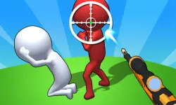 Stickman Sniper Western Gun image