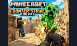 Minecraft × Counter Strike: 2.5D FPS image