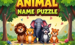 Animal Name Puzzle image