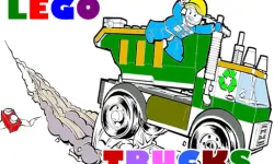 Lego Trucks Coloring image