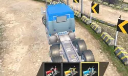 Road Train Truck Driving image