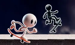 Black and White Stickman image
