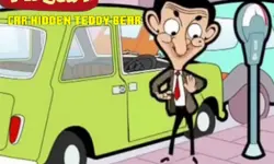 Mr Bean Car Hidden Teddy Bear image