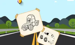 Funny Cars For Kids Coloring image