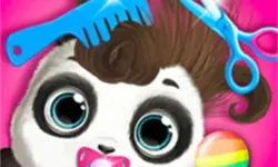 Panda Baby Bear Care Game image