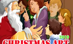 Christmas Art 2019 Puzzle image