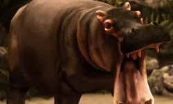 Wild HIPPOPOTAMUS Hunting image