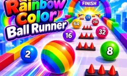 image bg Rainbow Color Ball Runner