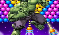 Play Hulk Bubble Shooter Games image