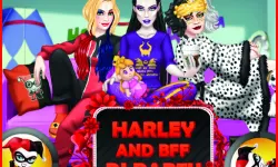 Dress Up Game: Harley and BFF PJ Party image