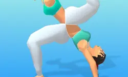 Couple Yoga 3D image