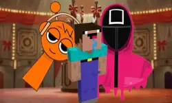 Nextbots on Minecraft Squid Game Sprunki image