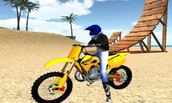 Motocross Beach Stunts Gas 3D image
