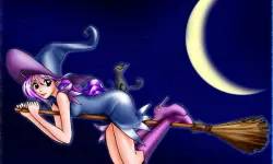 Anime Halloween Jigsaw Puzzle image