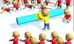 Push the Crazy Crowd : Stickman Clash 3D image