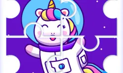 Cute Rainbow Unicorn Puzzles image