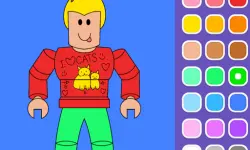 Roblox Coloring Game image