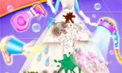 Princess Wedding Cleaning Game image