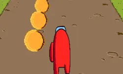 Among Golden Run 3D image