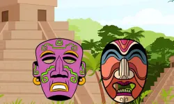 Ancient Aztec Coloring image