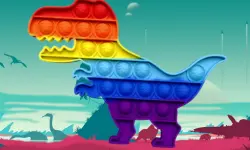 Dinosaur Pop It Jigsaw image