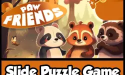 Paw Friends - Slide Puzzle Game image