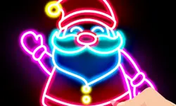 Draw Glow Christmas image